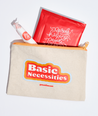 Basic Necessities Canvas Zip Pouch